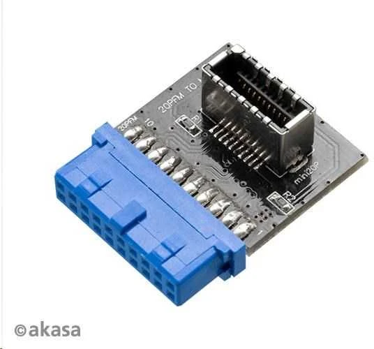 Akasa USB 3.0 to USB 3.1 20-pin Adapteris