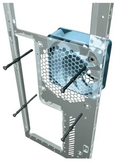 Akasa AK-MX003 vibracijos slopintuvai ventiliatoriams, 20 dalių rinkinys