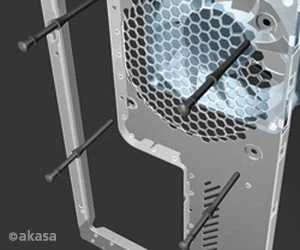 Akasa AK-MX003 Vibration Dampener for Fans, 60-Piece Set – juodos spalvos