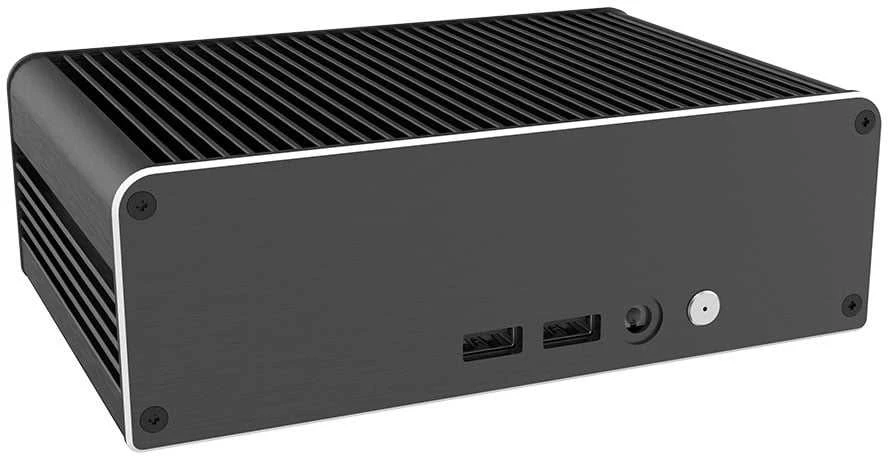 „Akasa Newton CWS Intel NUC“ korpusas su pasyviu aušinimu – juodas