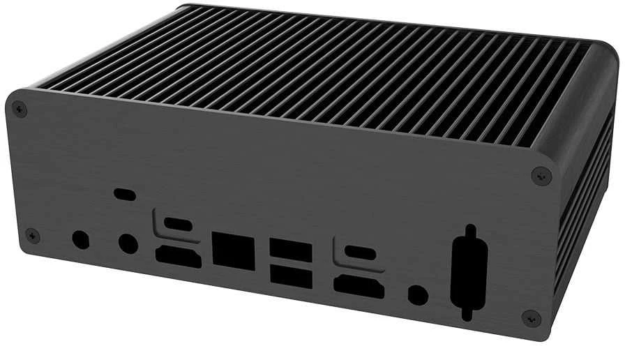 „Akasa Newton CWS Intel NUC“ korpusas su pasyviu aušinimu – juodas