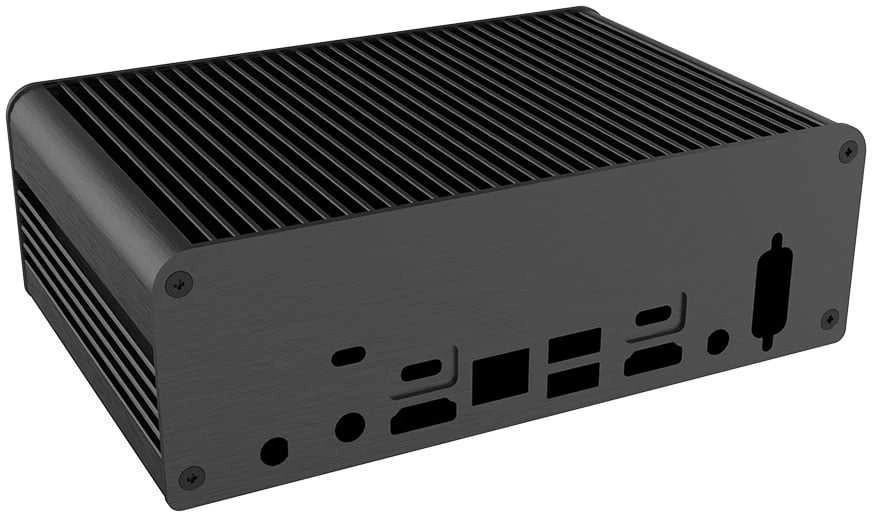 „Akasa Newton CWS Intel NUC“ korpusas su pasyviu aušinimu – juodas