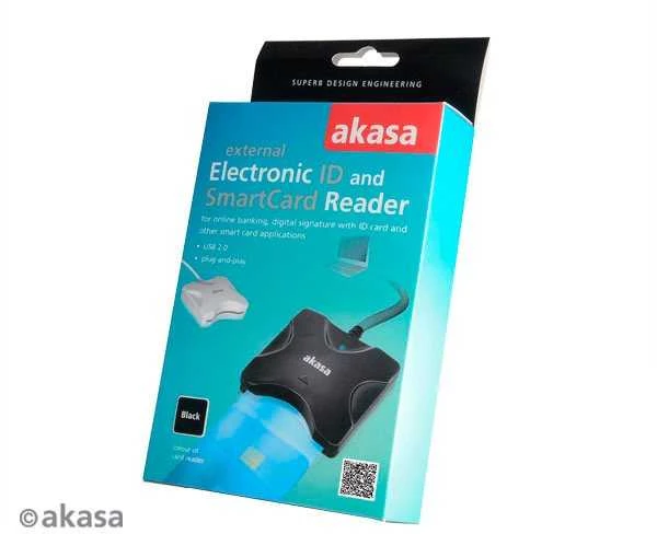 „Akasa“ išorinis kortelių skaitytuvas (AK-CR-03BKV2)