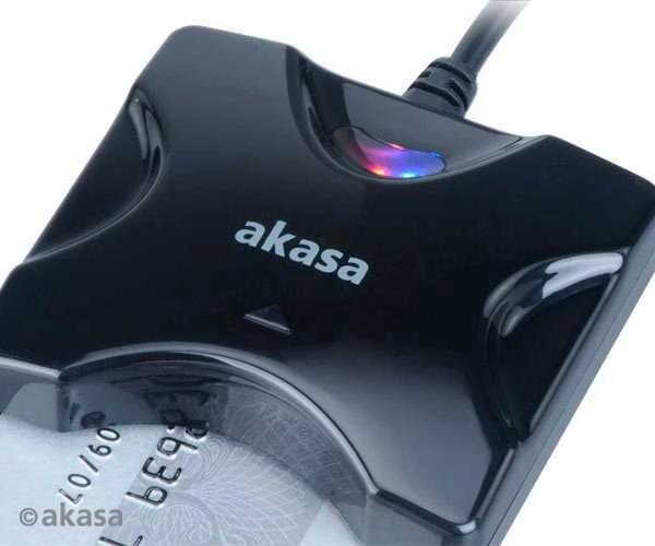 „Akasa“ išorinis kortelių skaitytuvas (AK-CR-03BKV2)