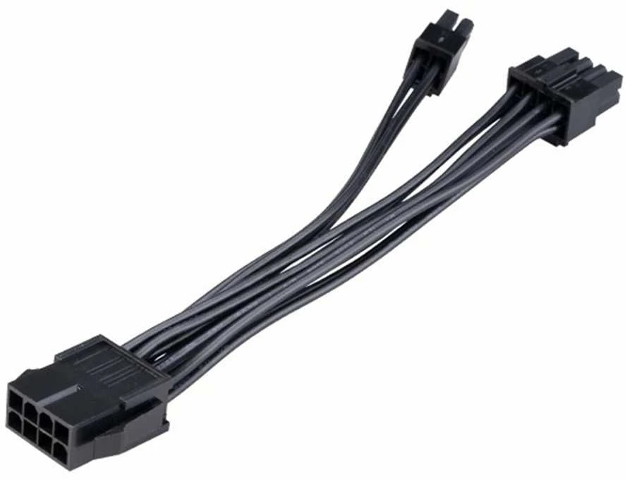 Akasa 8-pin EPS to 8-pin EPS + 4-pin ATX adapter cable