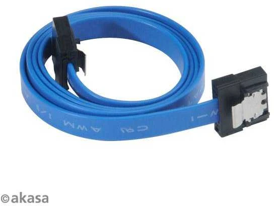 Akasa Proslim SATA 3 laidas 50cm tiesus – mėlynas