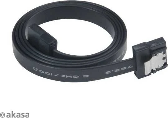 Akasa Proslim SATA 3 Kabelis 50cm gerade – juodas