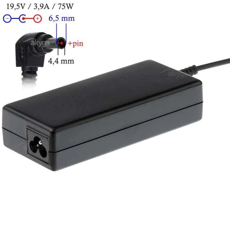 Akyga AK-ND-19 maitinimo adapteris/inverteris Indoor 75 W Juodas