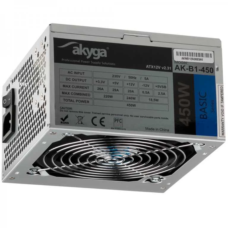 Kompiuterio Korpusas - Akyga AK13BK Micro Tower Juodas