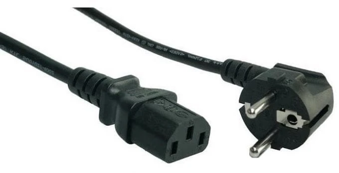 Akyga AK-PC-05 Juodas 5 m CEE7/7 IEC C13