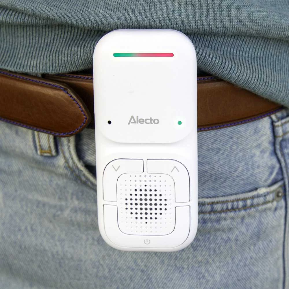 „Alecto DBX130“ modernus elektroninis kūdikių monitorius, baltas