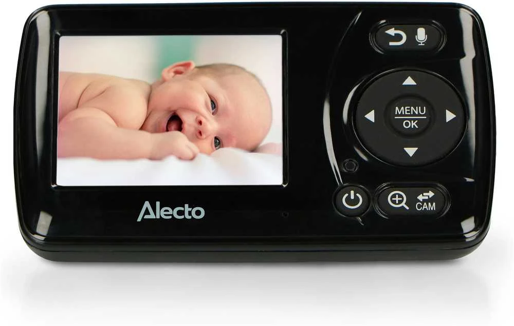 „Alecto DVM71BK“ – vaizdo kūdikių monitorius su spalvotu ekranu, juodas