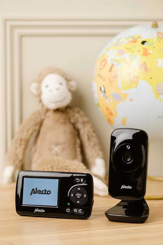 „Alecto DVM71BK“ – vaizdo kūdikių monitorius su spalvotu ekranu, juodas