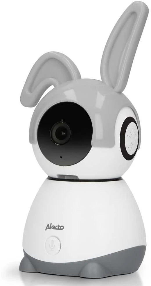 „Niania Alecto Alecto WLAN“ kūdikių telefonas su juoda / pilka kamera