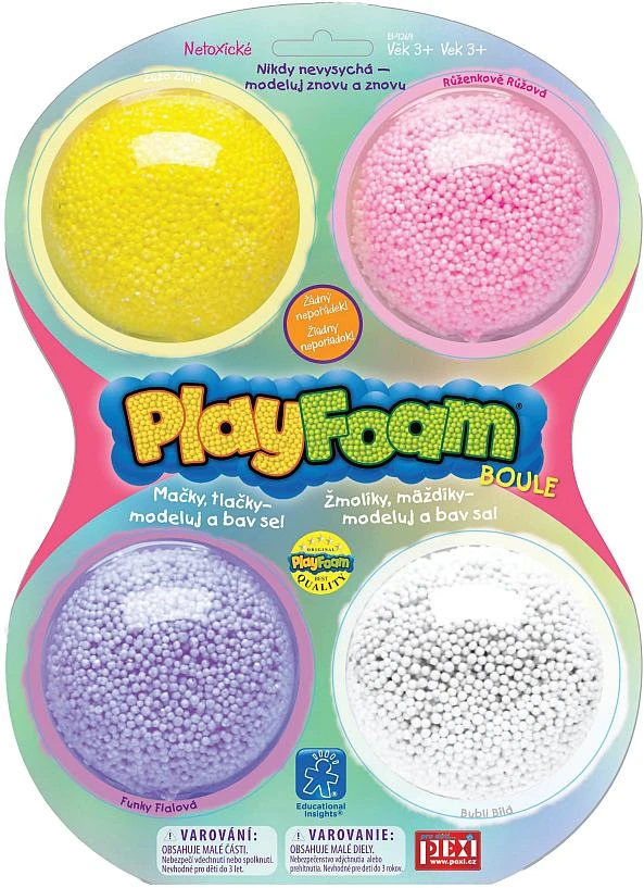 Alexander PlayFoam® kamuoliukų rinkinys, 4 vnt. – G (mergaičių spalvos)