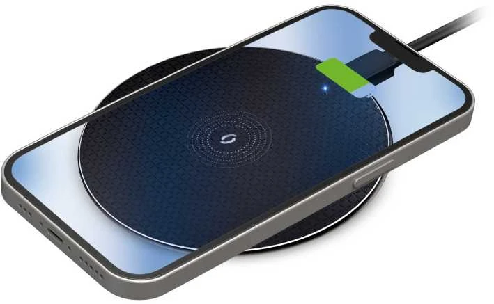 ALIGATOR bezdrátová nabíječka Wireless Pad 15W, juoda
