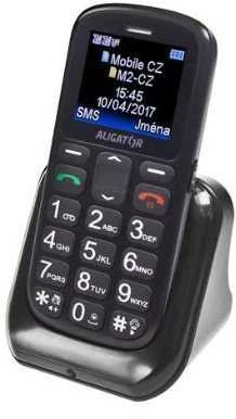 Aligator A321 Senior pilkas and juodas desktop charger