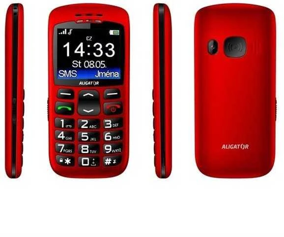 Aligator A670 Senior raudona
