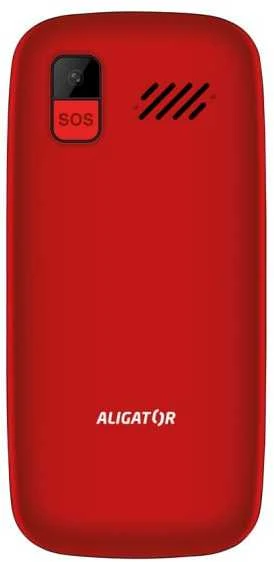 ALIGATOR A770 Senior raudonas + stacionarus įkroviklis