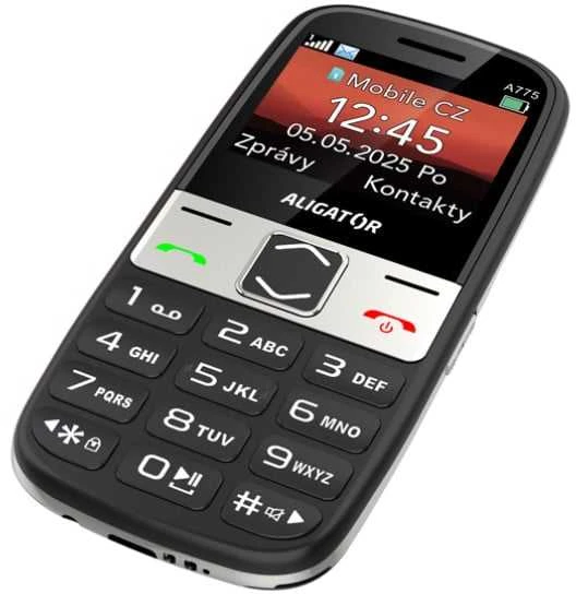 ALIGATOR A775 Senior juodas + desktop charger