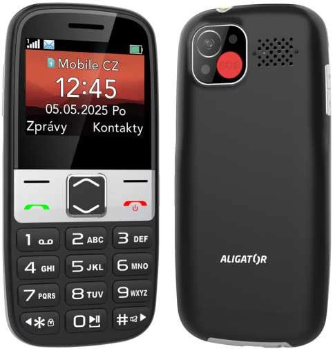 ALIGATOR A775 Senior juodas + desktop charger