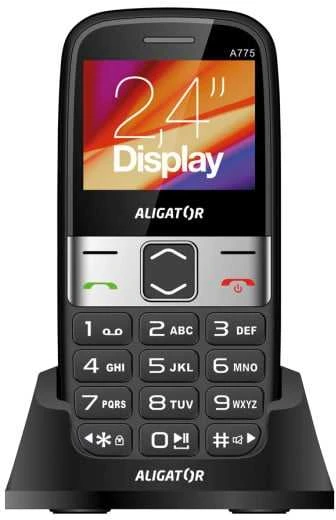 ALIGATOR A775 Senior juodas + desktop charger