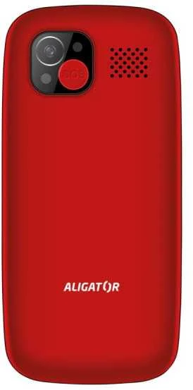 ALIGATOR A775 Senior raudonas + stacionarus įkroviklis