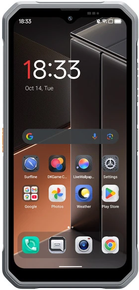 Aligator Alligator Blackview FORT 100 8+128 GB sidabrinis