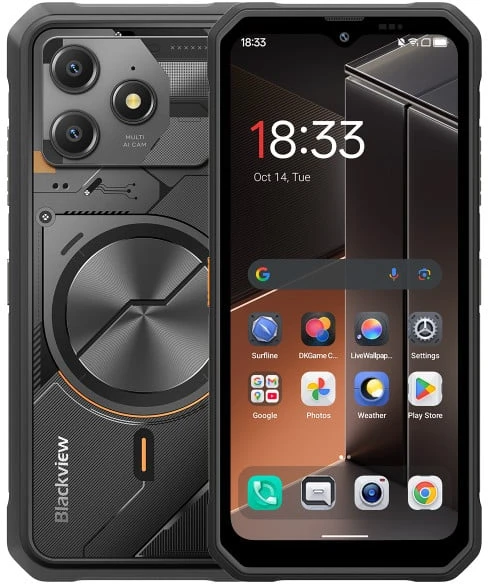 Išmanusis telefonas Blackview FORT100 4G 8/128GB Juodas (FORT100 8/128 Juodas)