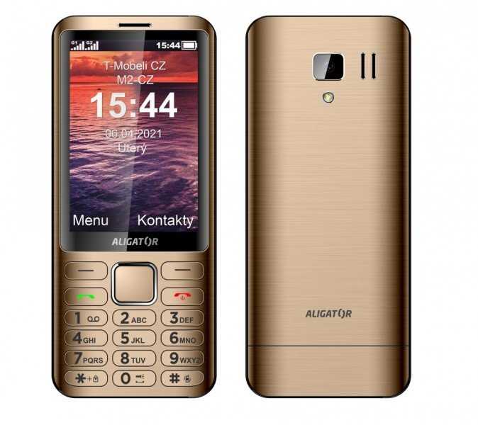 Aligator Alligator D950 Dual Sim auksinis