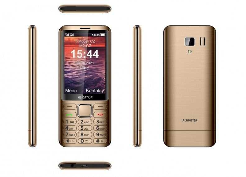 Aligator Alligator D950 Dual Sim auksinis