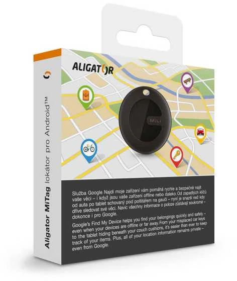 „Aligator MiTag“ – ieškiklis su „Google Find My Device“ palaikymu