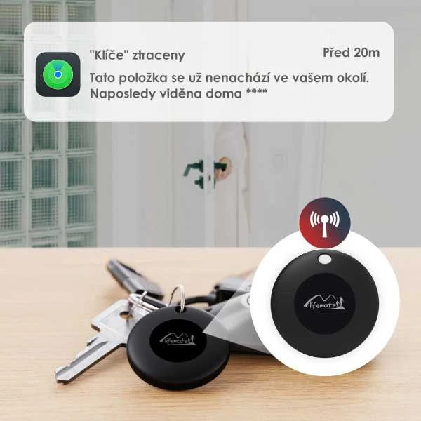 Aligator Alligator Life Tag – lokatorius su Apple Find My palaikymu