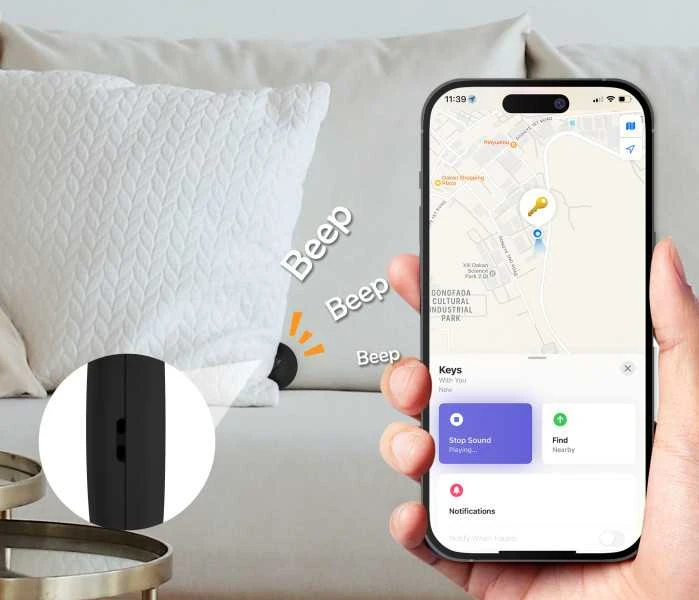 Aligator Alligator Life Tag – lokatorius su Apple Find My palaikymu