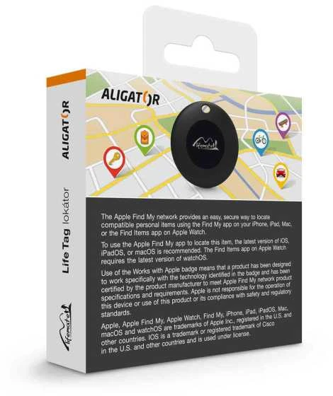 Aligator Alligator Life Tag – lokatorius su Apple Find My palaikymu