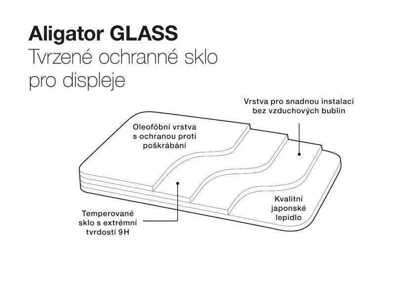 Aligator Alligator apsauginis grūdintas stiklas GLASS ULTRA Apple iPhone 7/8/SE (2020)