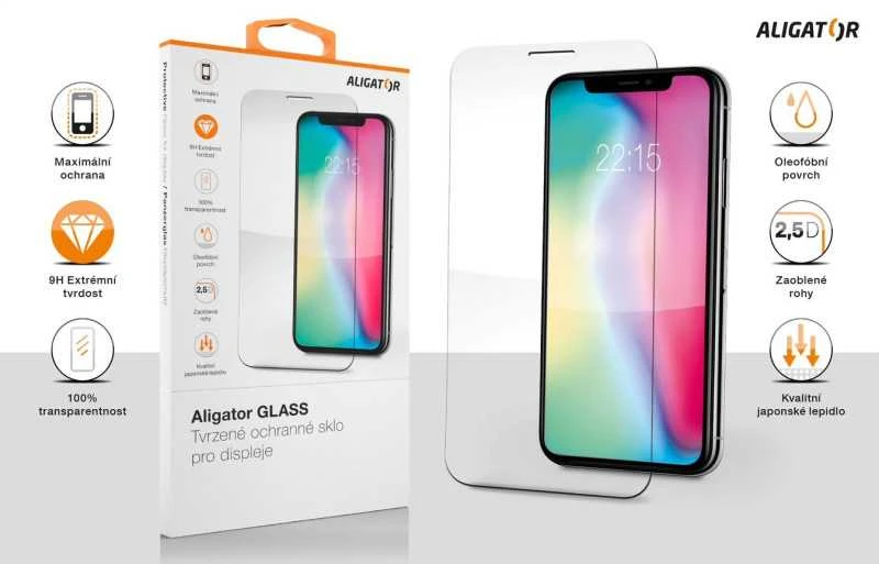 Aligator Alligator apsauginis grūdintas stiklas GLASS ULTRA Apple iPhone 7/8/SE (2020)