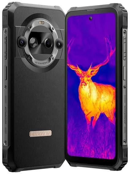 Išmanusis telefonas su šilumine kamera Blackview BL9000 Pro 5G 12/512GB, juodas