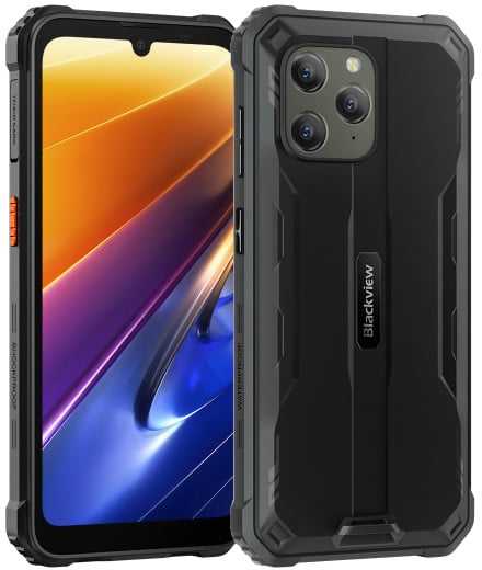 Blackview Rugged BV5300 PLUS LTE 6.10" HD+IPS 720x1560 MT8788V CAZA Aštuonių branduolių 2.0GHz 8GB/128GB kamera Priekinė 5MP Galinė 13MP NFC 6580mAh Be įkroviklio Android 13 Juodas