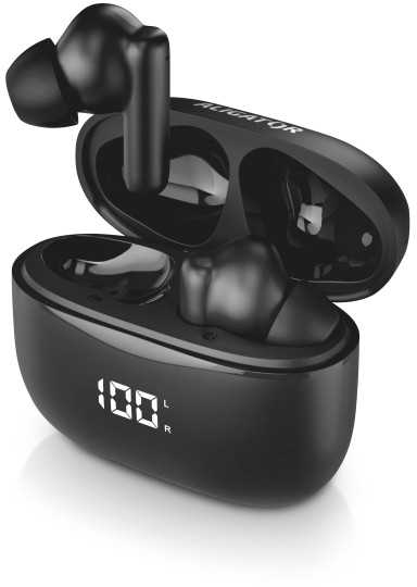 Aligator Bluetooth ausinės Alligator Pods PRO 3, juodas