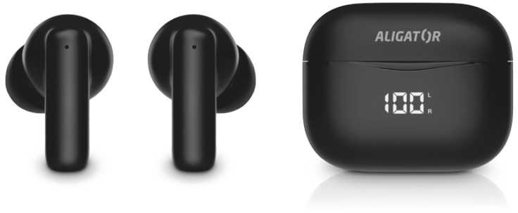 Aligator Bluetooth ausinės Alligator Pods PRO 3, juodas