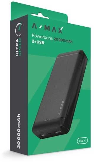 Aligator išorinė baterija A-MAX 10000mAh