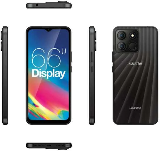 Aligator S6600 Duo 4+64GB juoda