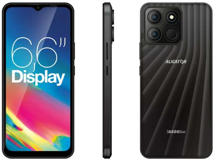 Aligator S6600 Duo 4+64GB juoda