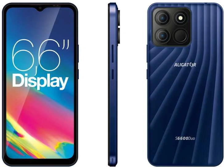 Aligator S6600 Duo 4+64GB modrá