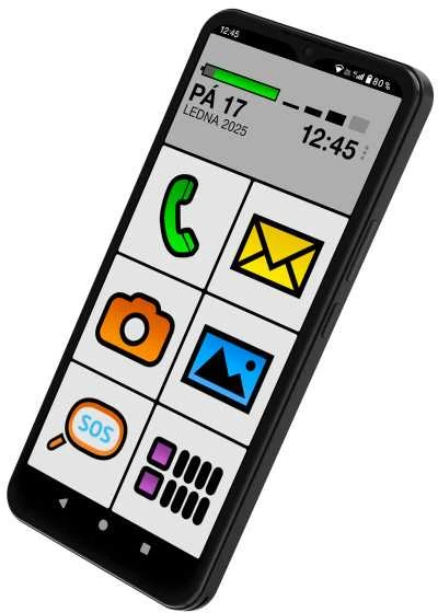 ALIGATOR S6600 Senior 4+64GB juodas