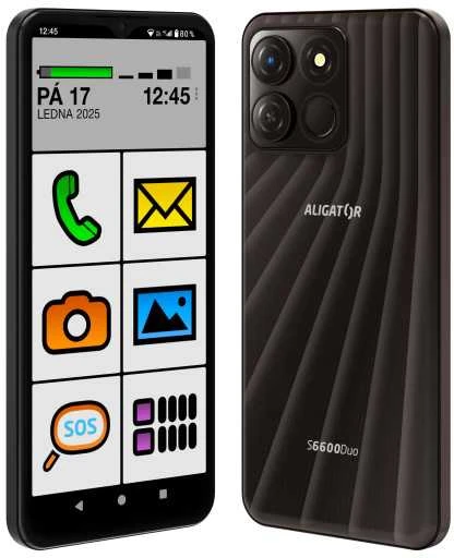 ALIGATOR S6600 Senior 4+64GB juodas