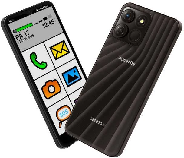 ALIGATOR S6600 Senior 4+64GB juodas