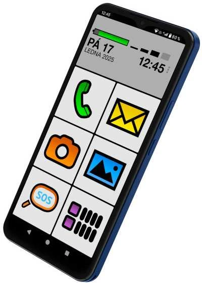ALIGATOR S6600 Senior 4+64GB mėlynas