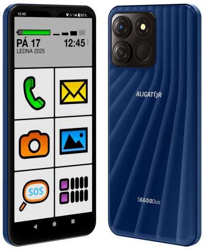 ALIGATOR S6600 Senior 4+64GB mėlynas